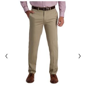 NEW Haggar Mens Dress Pants, Khaki
